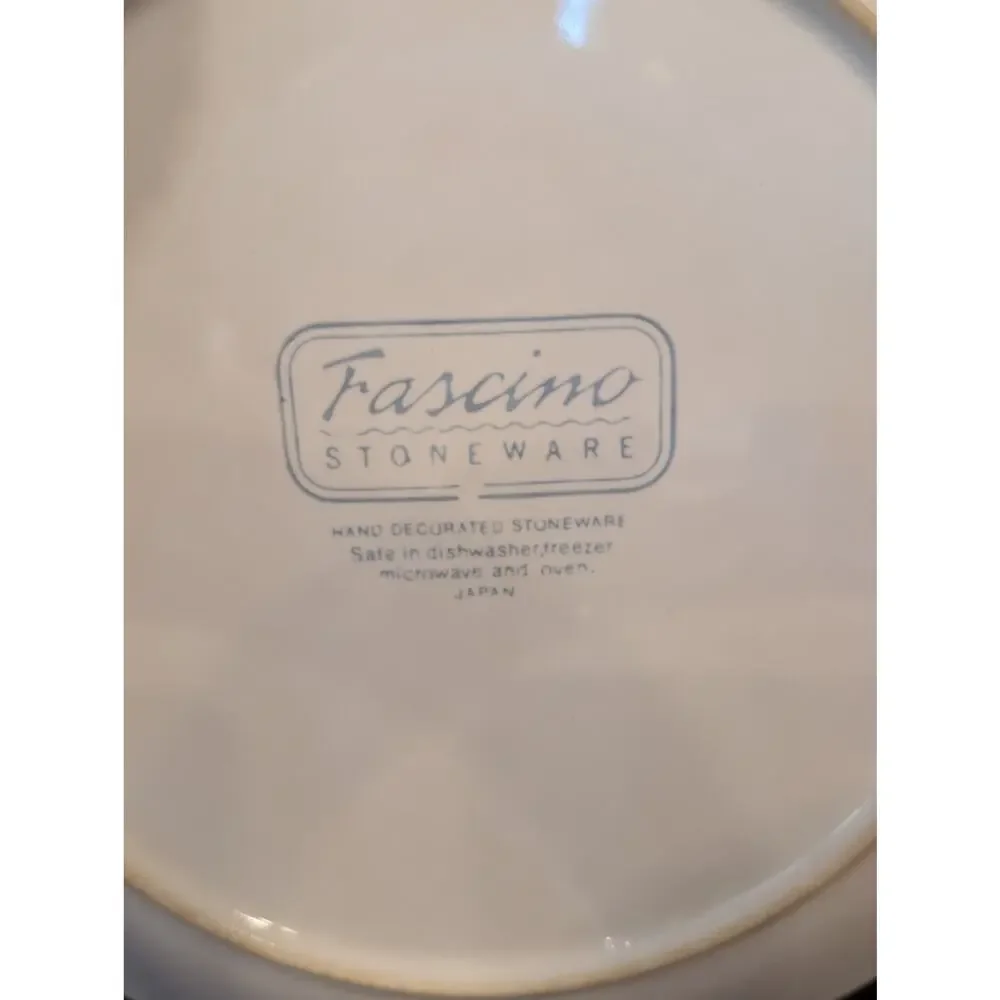 Yamaka Fascino Dinner Plate Replacement - Discontinued - Japan - Stoneware